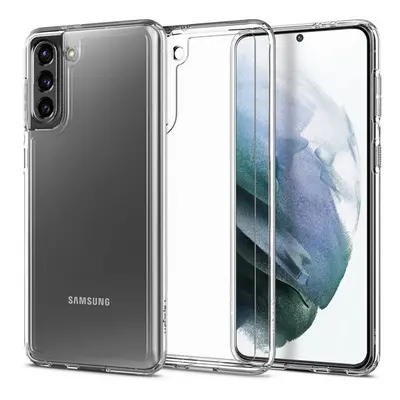 Samsung Galaxy S21 Plus 5G SM-G996, Szilikon tok + műanyag keret, közepesen ütésálló, Spigen Cry