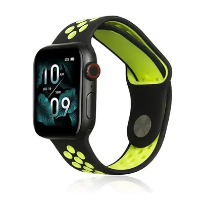 Apple Watch 1-6, SE, SE (2022) (38 / 40 mm) / Watch 7-9 (41 mm), szilikon pótszíj, állítható, ly