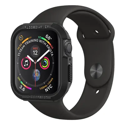 Apple Watch 4-6, SE (44mm), Watch 7 (45mm), Szilikon védőkeret, ütésálló, szíj nélkül, Spigen Ru