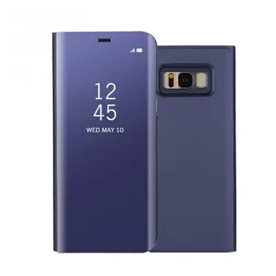 Samsung Galaxy S8 SM-G950, Oldalra nyíló tok, hívás mutatóval, Smart View Cover, lila (utángyárt