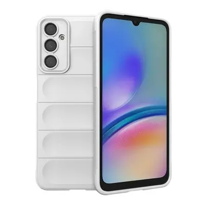 Samsung Galaxy A05s SM-A057F, Szilikon tok, közepesen ütésálló, 3D minta, fehér