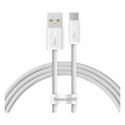 USB töltő- és adatkábel, USB Type-C, 100 cm, 6000 mA, 100W, gyorstöltés, cipőfűző minta, Baseus 