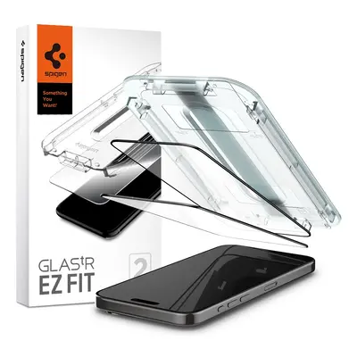 Apple iPhone 15 Pro, Kijelzővédő fólia, ütésálló fólia (az íves részre is!), Tempered Glass (edz