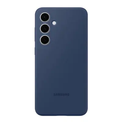 Samsung Galaxy S24 FE SM-S721, Szilikon tok, sötétkék, gyári