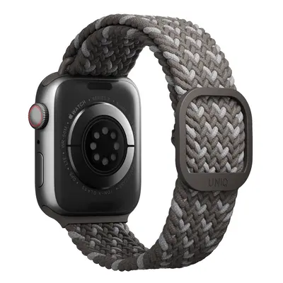 Apple Watch 1-6, SE (42 / 44 mm) / Watch 7-8 (45 mm), szövet pótszíj, fonott, Uniq Aspen Designe