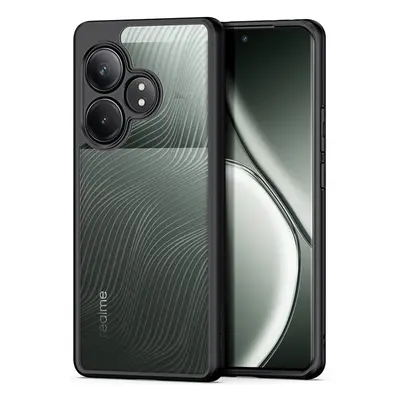 Realme GT6 / GT 6T / GT Neo6 / GT Neo6 SE, Műanyag hátlap védőtok + szilikon keret, hullám minta