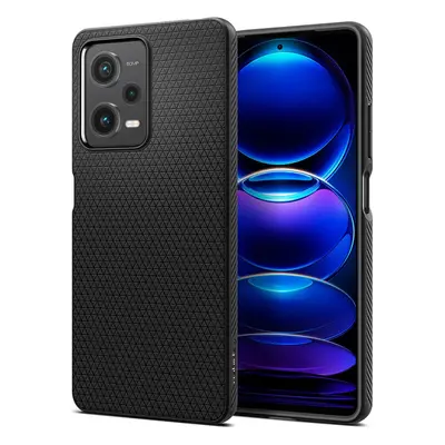 Xiaomi Redmi Note 12 Pro 5G / Poco X5 Pro 5G, Szilikon tok, Spigen Liquid Air, háromszög minta, 