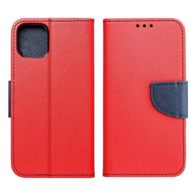 Xiaomi Redmi 13C 4G / Redmi 13C 5G / Poco C65, Oldalra nyíló tok, stand, Fancy Book, piros