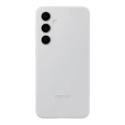 Samsung Galaxy S24 FE SM-S721, Szilikon tok, világosszürke, gyári