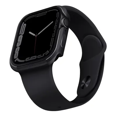 Apple Watch 1-6, SE (44 mm) / Watch 7-8 (45 mm), Fém védőkeret, alumínium, szíj nélkül, Uniq Val