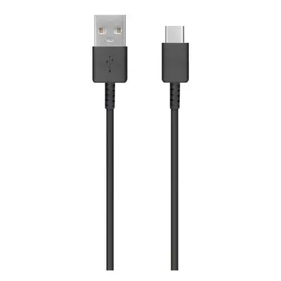 USB töltő- és adatkábel, USB Type-C, 80 cm, Samsung, fekete, gyári