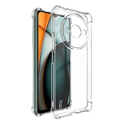 Xiaomi Redmi A3, Szilikon tok, közepesen ütésálló, légpárnás sarok, IMAK, átlátszó