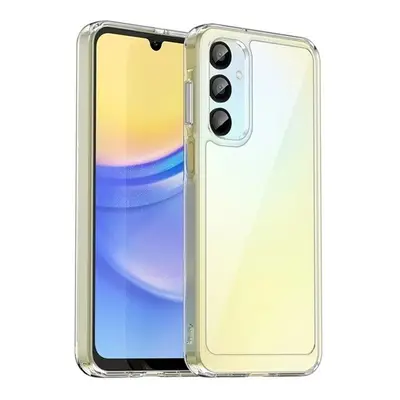 Samsung Galaxy A16 4G / A16 5G SM-A165F / A166B, Műanyag hátlap védőtok + szilikon keret, közepe