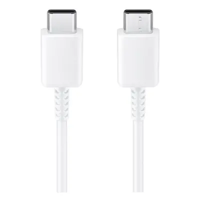 USB Type-C töltő- és adatkábel, USB Type-C, 100 cm, gyorstöltés, Samsung, fehér, gyári,