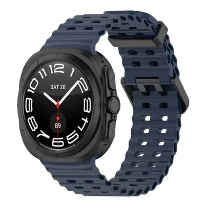 Samsung Galaxy Watch Ultra (47mm) SM-L705, szilikon pótszíj, állítható, hullámos kialakítás, TP 