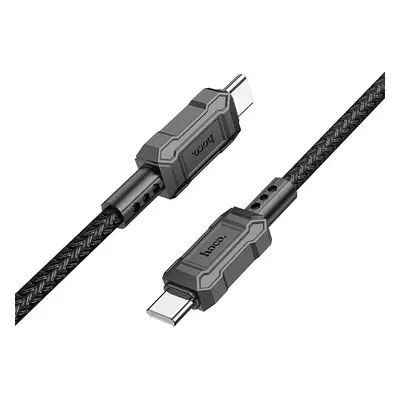 USB Type-C töltő- és adatkábel, USB Type-C, 100 cm, 3000 mA, 60W, törésgátlóval, gyorstöltés, PD