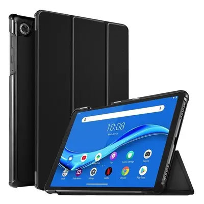 Lenovo Tab M10 Plus (10.3) TB-X606F, mappa tok, Trifold, fekete