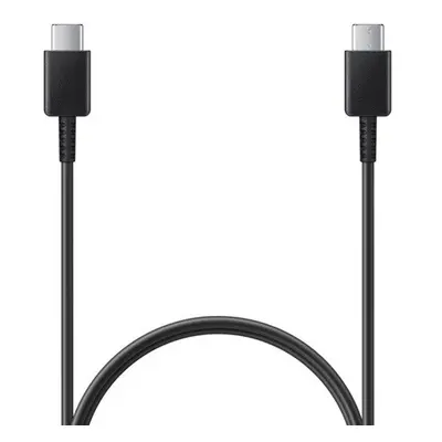 USB Type-C töltő- és adatkábel, USB Type-C, 100 cm, gyorstöltés, Samsung, fekete, gyári,