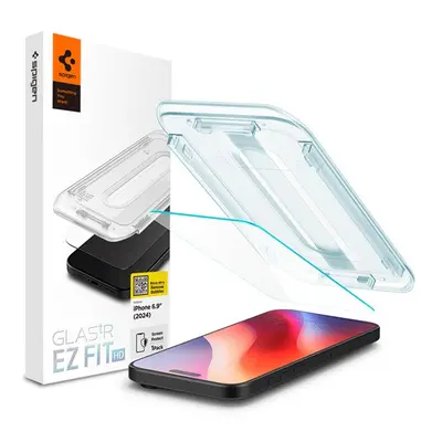 Apple iPhone 16 Pro Max, Kijelzővédő fólia, ütésálló fólia (az íves részre is!), Tempered Glass 