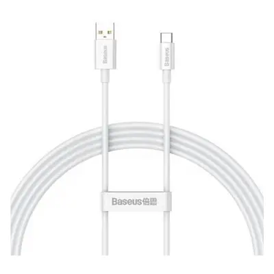 USB töltő- és adatkábel, USB Type-C, 150 cm, 6000mA, 100W, törésgátlóval, gyorstöltés, PD, QC, B