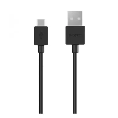 Adatkábel, USB Type-C - USB, 120 cm, Sony, fekete, gyári