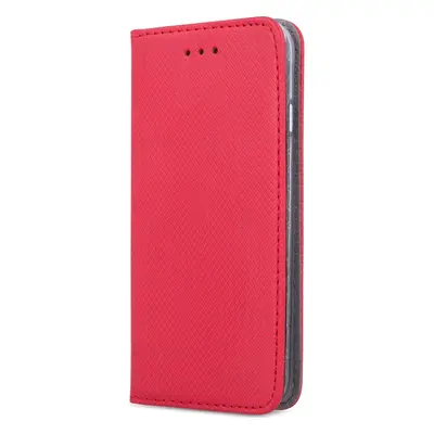 Xiaomi Redmi 14C / Poco C75, Oldalra nyíló tok, stand, Smart Magnet, piros