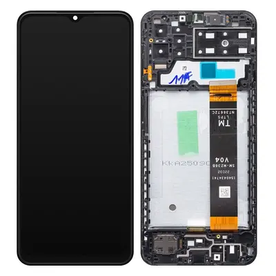 Samsung Galaxy SM-A135F A13 kompatibilis LCD kijelző, fekete