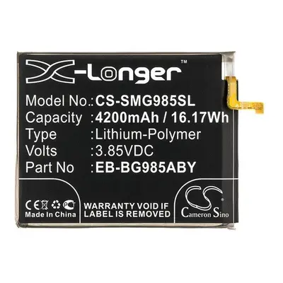 Samsung Galaxy S20 Plus / S20 Plus 5G SM-G985 / G986, Akkumulátor, 4200 mAh, Li-Polymer, Cameron