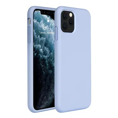 Apple iPhone X / XS, Szilikon tok, Wooze Liquid Silica Gel, lila