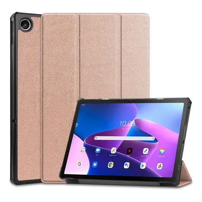 Lenovo Tab M10 Plus (10.61) (3. generáció) TB125 / TB128, mappa tok, Trifold, vörösarany