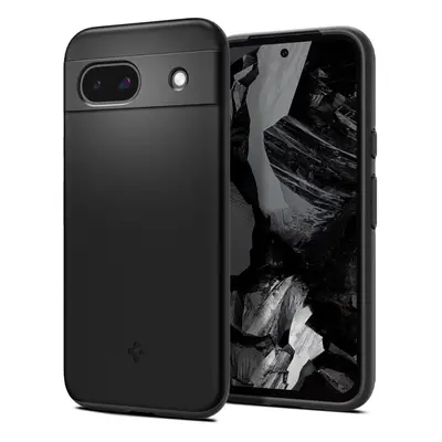 Google Pixel 8a, Műanyag hátlap védőtok, Spigen Thin Fit, fekete