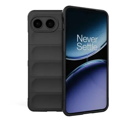 OnePlus Nord 4, Szilikon tok, közepesen ütésálló, 3D minta, fekete