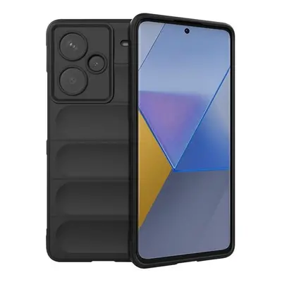 Xiaomi Redmi Note 13 Pro Plus 5G, Szilikon tok, közepesen ütésálló, 3D minta, fekete