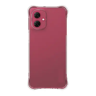 Motorola Moto G55, Szilikon tok, közepesen ütésálló, légpárnás sarok, átlátszó