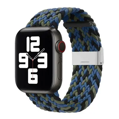 Apple Watch 1-6, SE, SE (2022) (38 / 40 mm) / Watch 7-9 (41 mm), textíl pótszíj, állítható, szőt