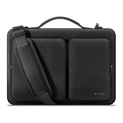 Laptop táska, 15 - 16" készülékhez, vállpánttal, TP Defender Bag, fekete