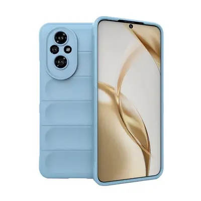 Huawei Honor 200, Szilikon tok, közepesen ütésálló, 3D minta, világoskék