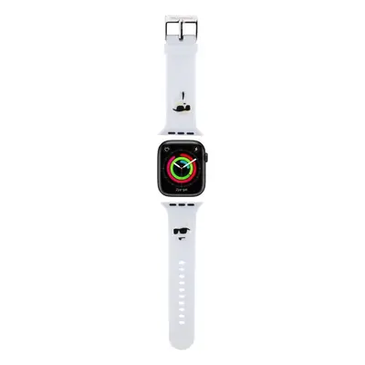 Apple Watch 4-6, SE, SE (2022) (38 / 40 mm) / Watch 7-9 (41 mm), szilikon pótszíj, állítható, na