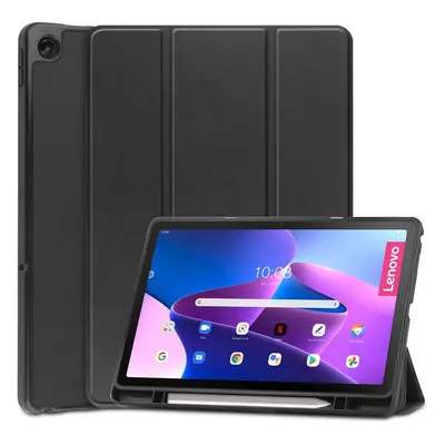 Lenovo Tab M10 Plus (10.61) (3. generáció) TB125 / TB128, mappa tok, Trifold, érintőceruza tartó