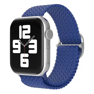 Apple Watch 4-6, SE, SE (2022) (38 / 40 mm) / Watch 7-9 (41 mm), textíl pótszíj, körpánt, szőtt 