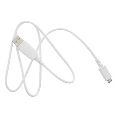 Adatkábel, Micro USB, 80 cm, Samsung, fehér, gyári, ECB-DU28WE