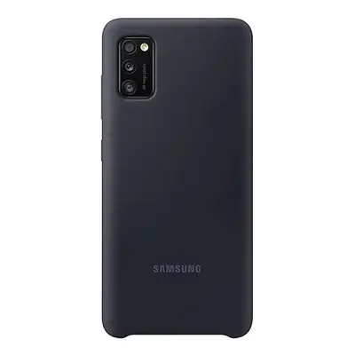 Samsung Galaxy A41 SM-A415F, Szilikon tok, fekete, gyári