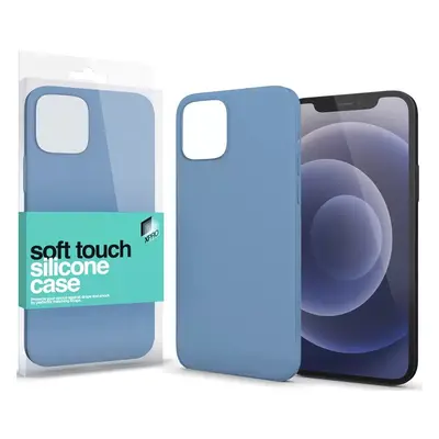 Apple iPhone 15 Plus, Szilikon tok, Xprotector Soft Touch, világoskék