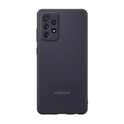 Samsung Galaxy A72 / A72 5G SM-A725F / A726B, Szilikon tok, fekete, gyári