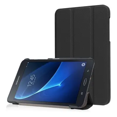 Samsung Galaxy Tab A 7.0 SM-T280 / T285, mappa tok, Trifold, fekete