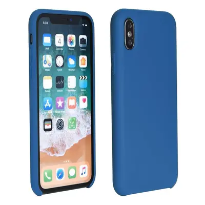 Apple iPhone 11 Pro Max, TPU szilikon tok, Forcell Silicone, sötétkék