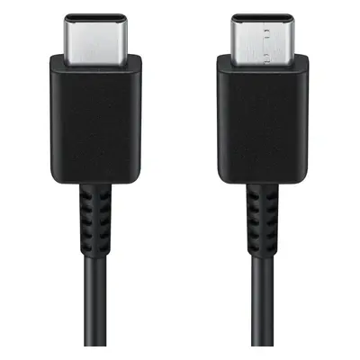 USB Type-C töltő- és adatkábel, USB Type-C, 100 cm, gyorstöltés, PD, Samsung, fekete, gyári,