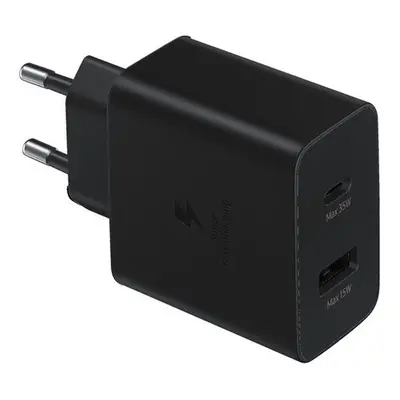 Hálózati töltő adapter, 35W, USB aljzat, USB Type-C aljzat, PD 3.0, PDO / PPS, QC, gyorstöltés, 