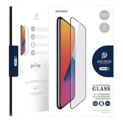 Apple iPhone 12 / 12 Pro, Kijelzővédő fólia, ütésálló fólia (az íves részre is!), Tempered Glass