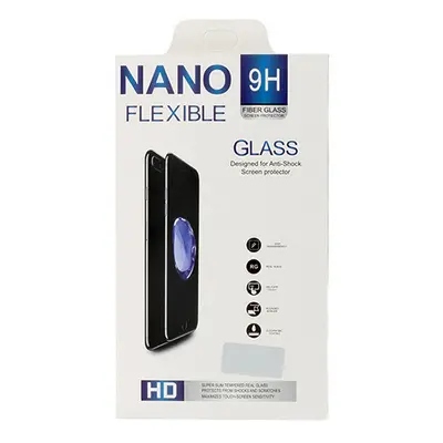 Huawei P20 Lite, Kijelzővédő fólia, ütésálló fólia, Tempered Glass (edzett üveg), Nano Flexi Gla